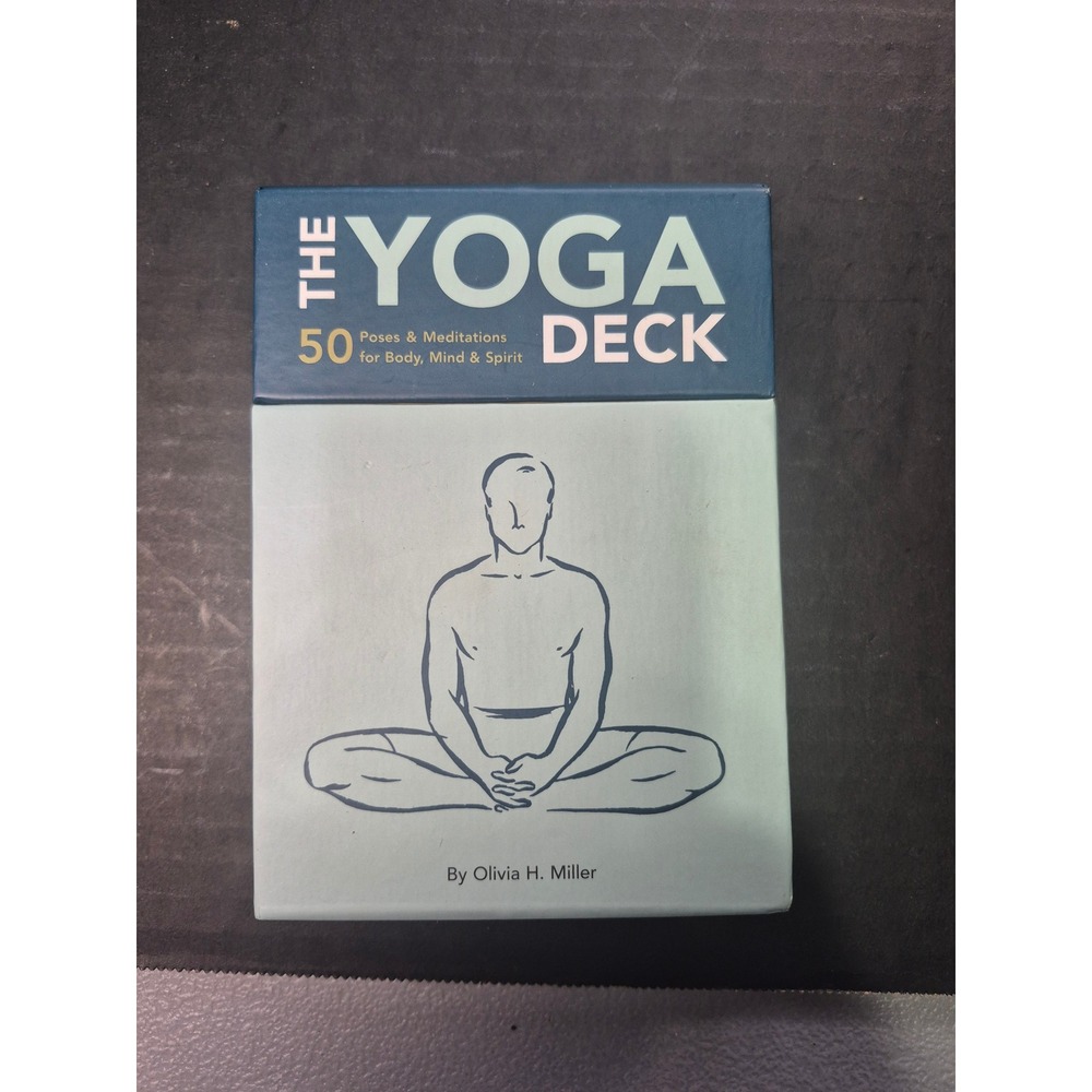 The Yoga Deck 50 Poses & Meditations Olivia H Miller Chronicle Books Card Set